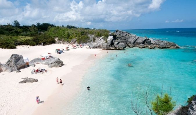 Horseshoe Bay Beach in Bermuda