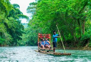 Bamboo rafting experience. Things to do in Jamaica