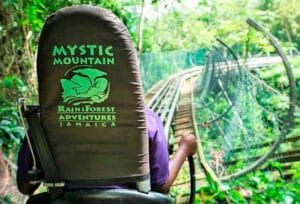 Ziplining Mystic Mountain Jamaica