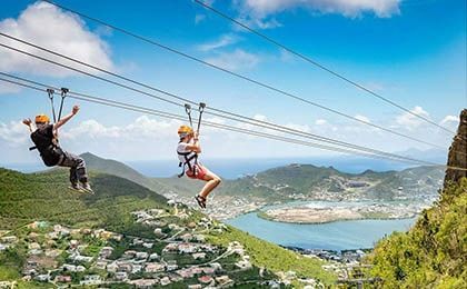 St Maarten Sentry Hill Zip Line