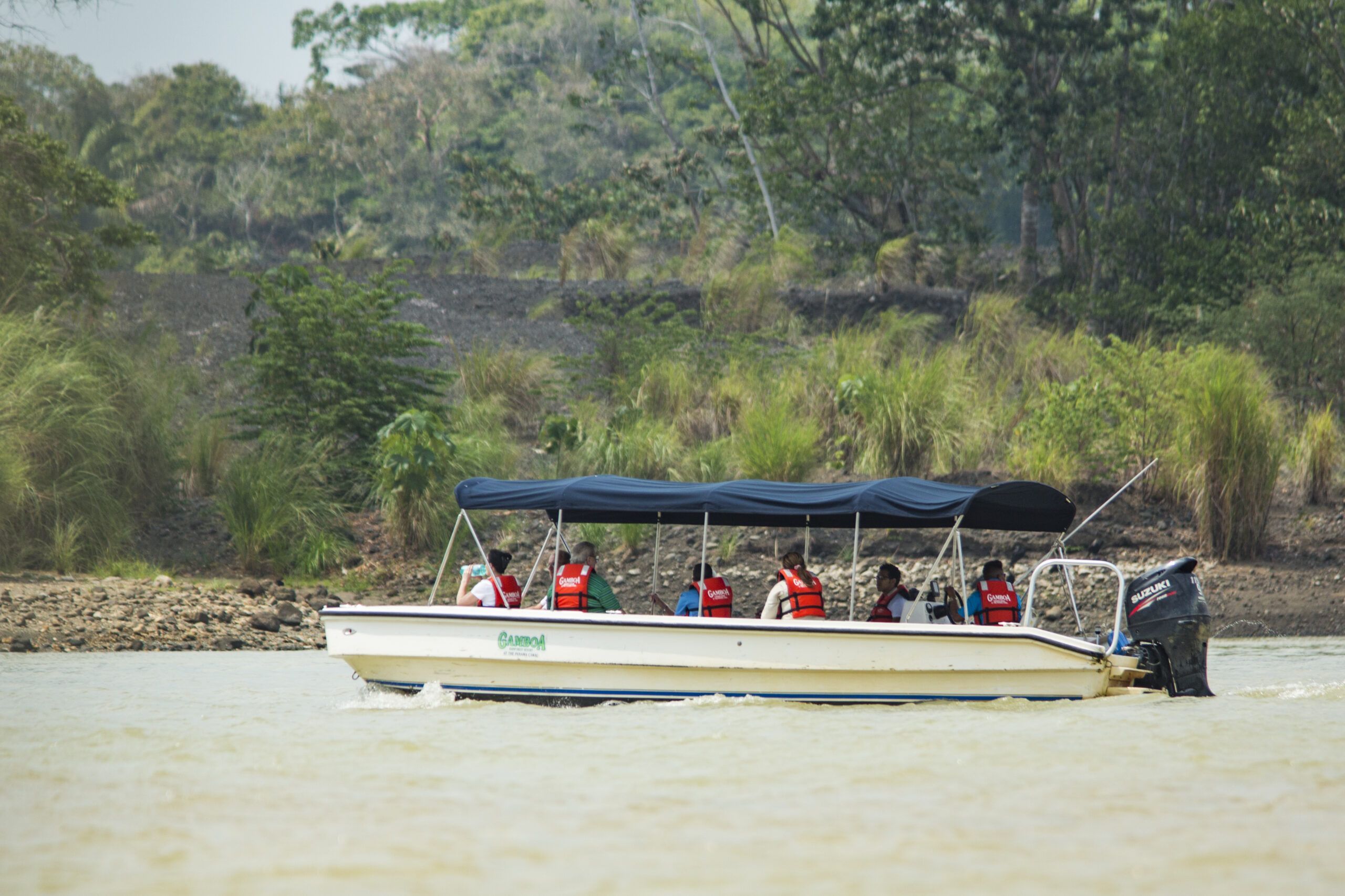 Boat trip on Gatun Lake