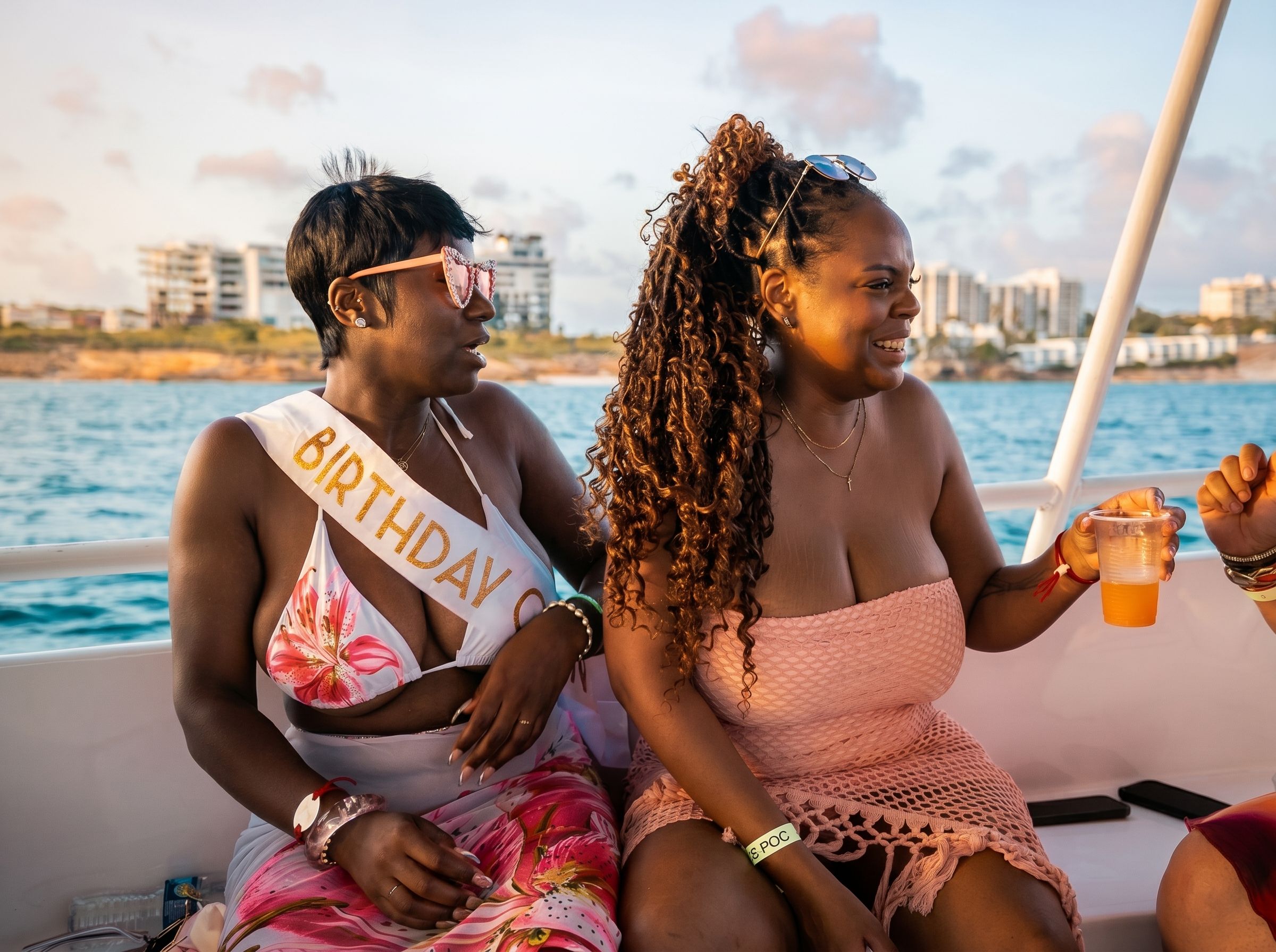 Sunset Tour - celebrating at the beach