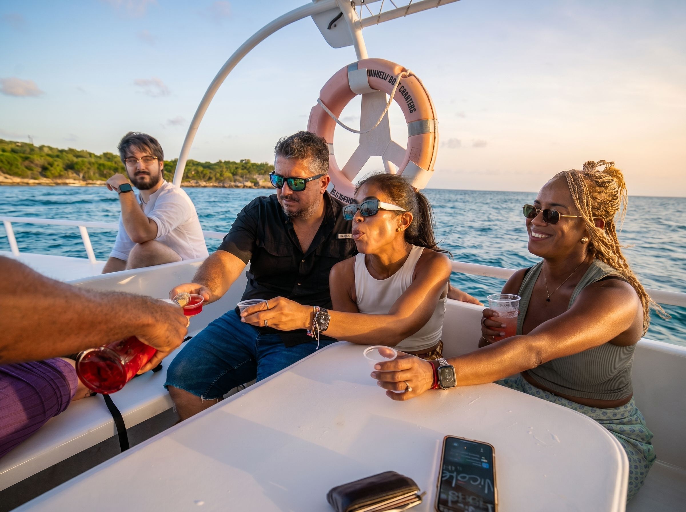 Sunset Tour - drinks on board